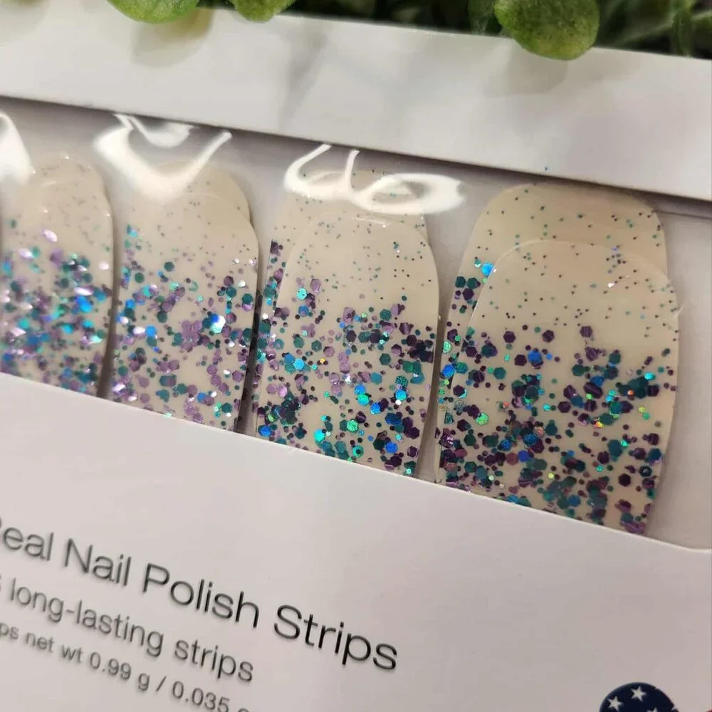 Color Street Glitter Overlay Press On Nail Designs